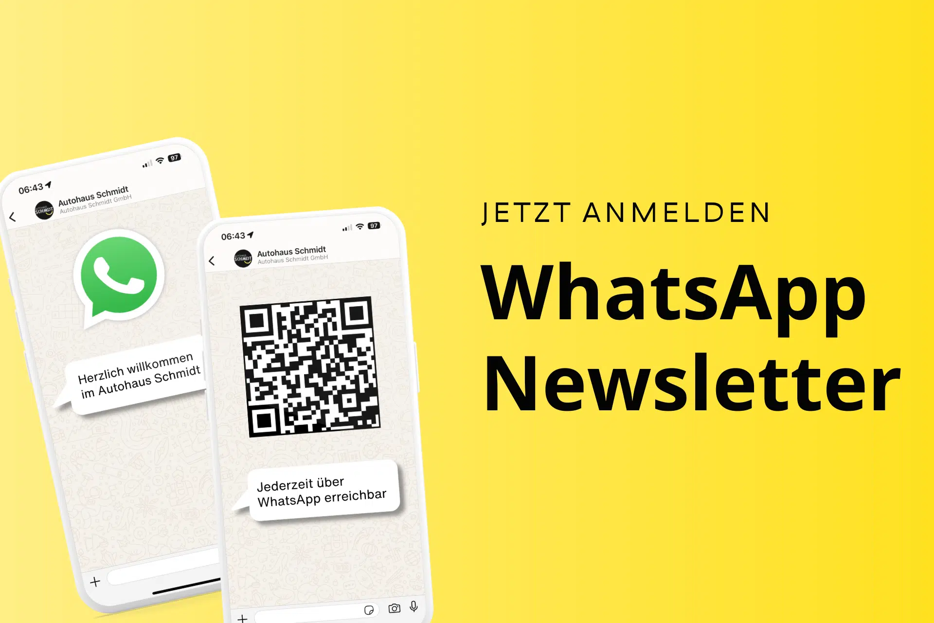 WhatsApp Newsletter Autohaus Schmidt